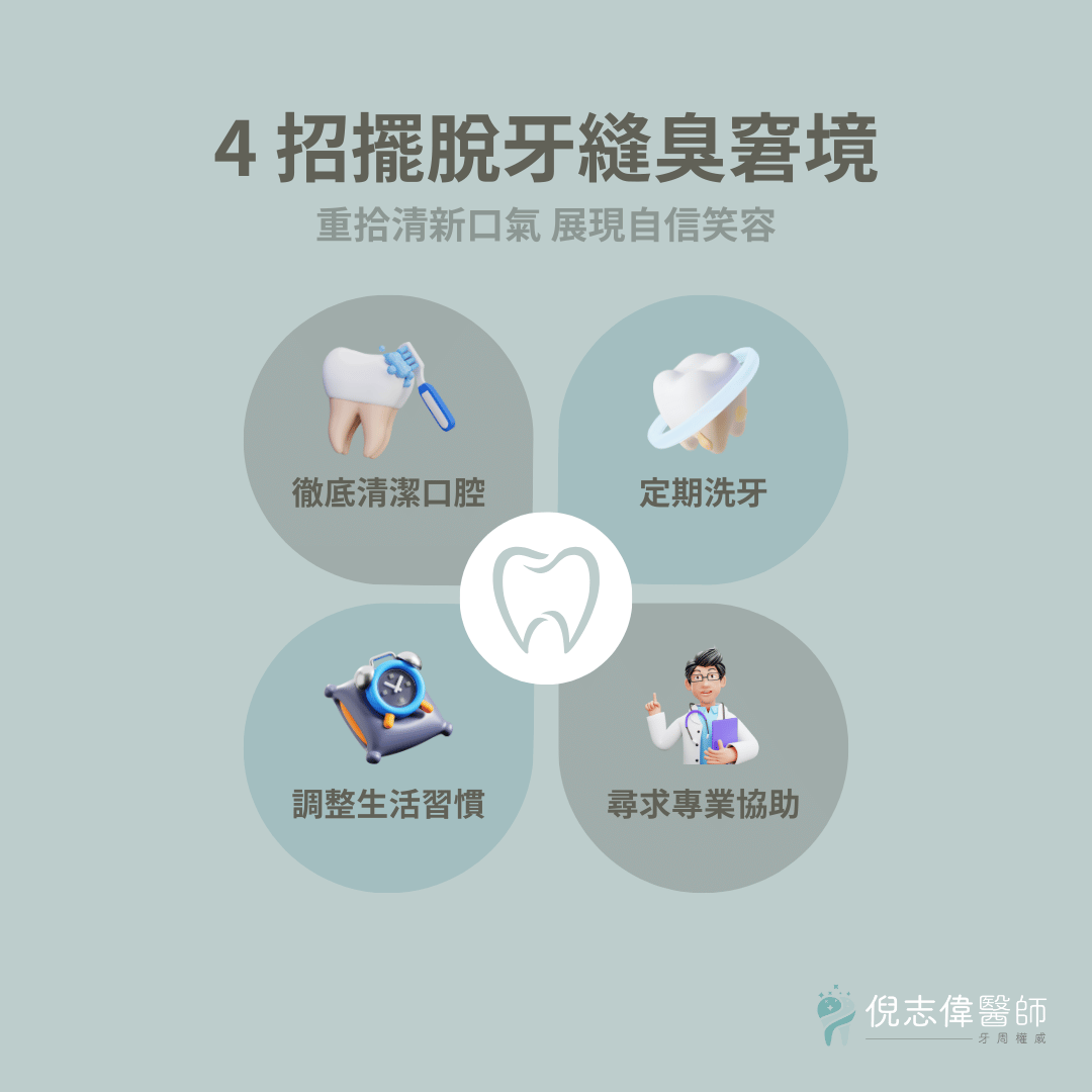 牙縫很臭、牙周病口臭陣陣襲來，該怎麼辦？